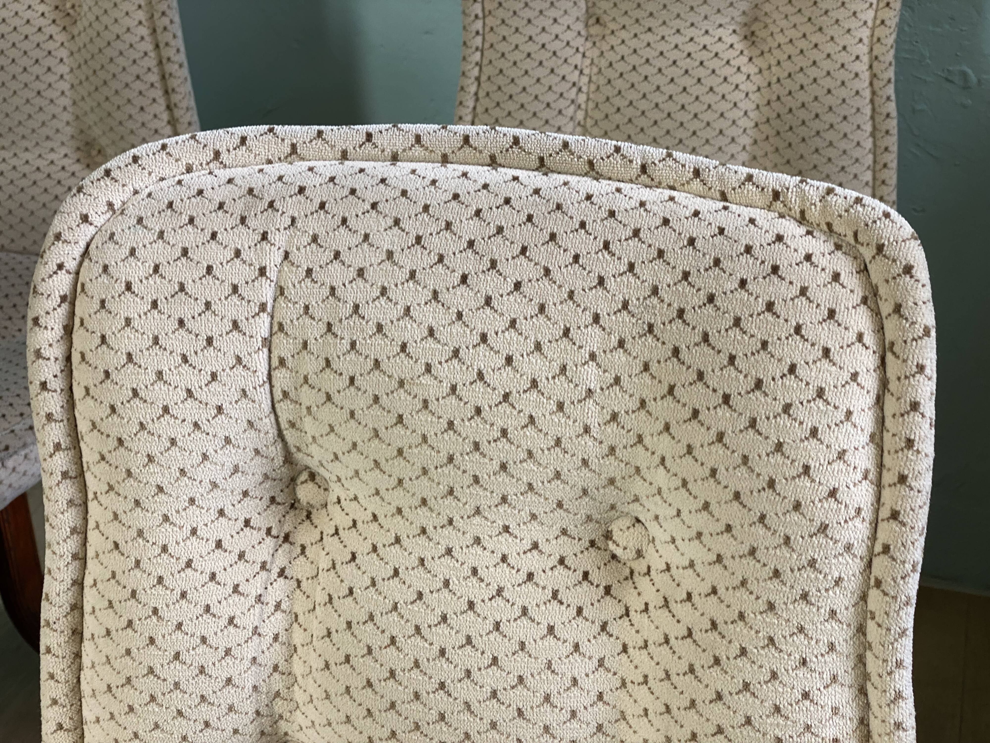 6 Swivel Bucket Chairs Scandinavian Design Vintage 60 70