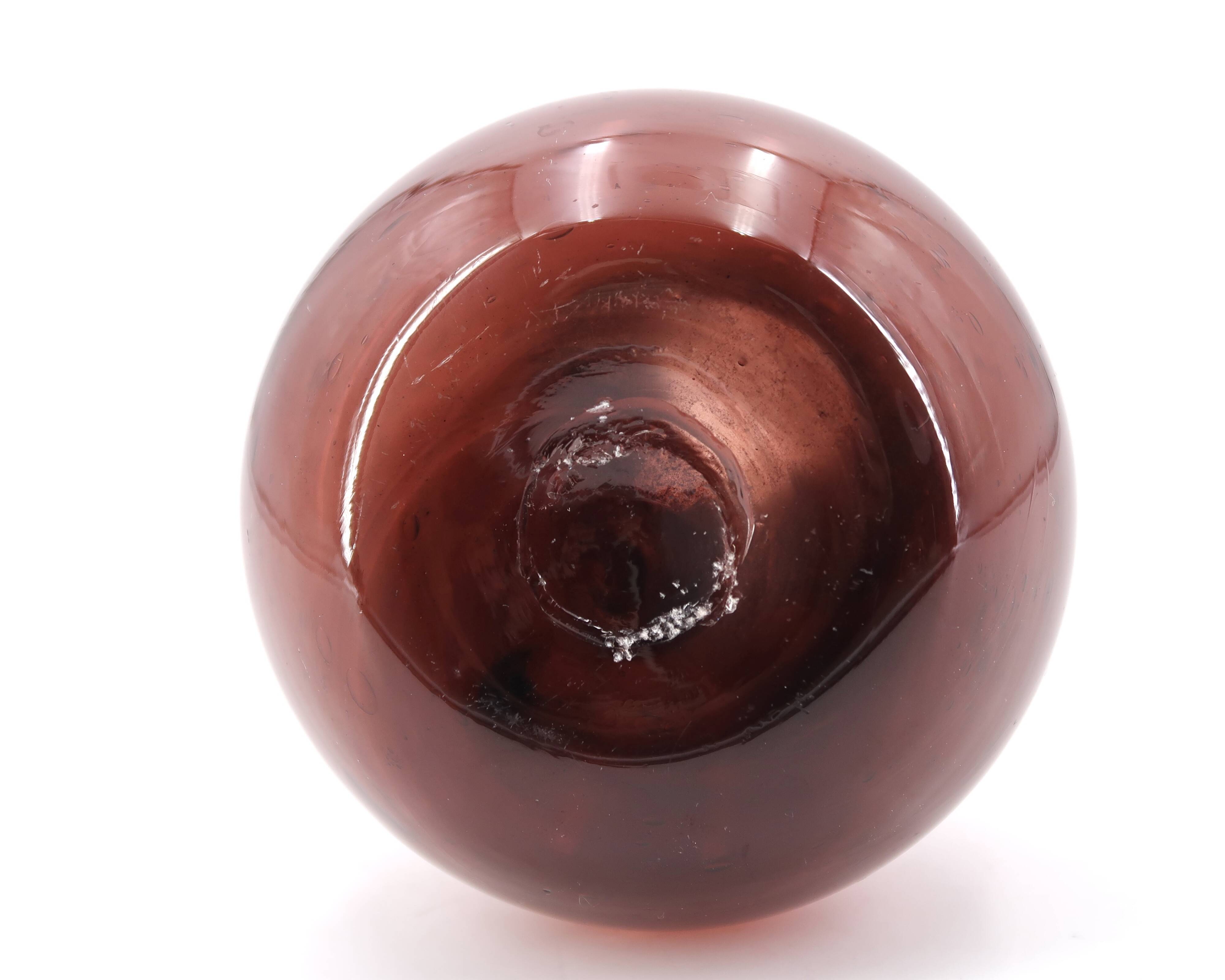 Bubble glass vase from Biot, wine glass, 1970s