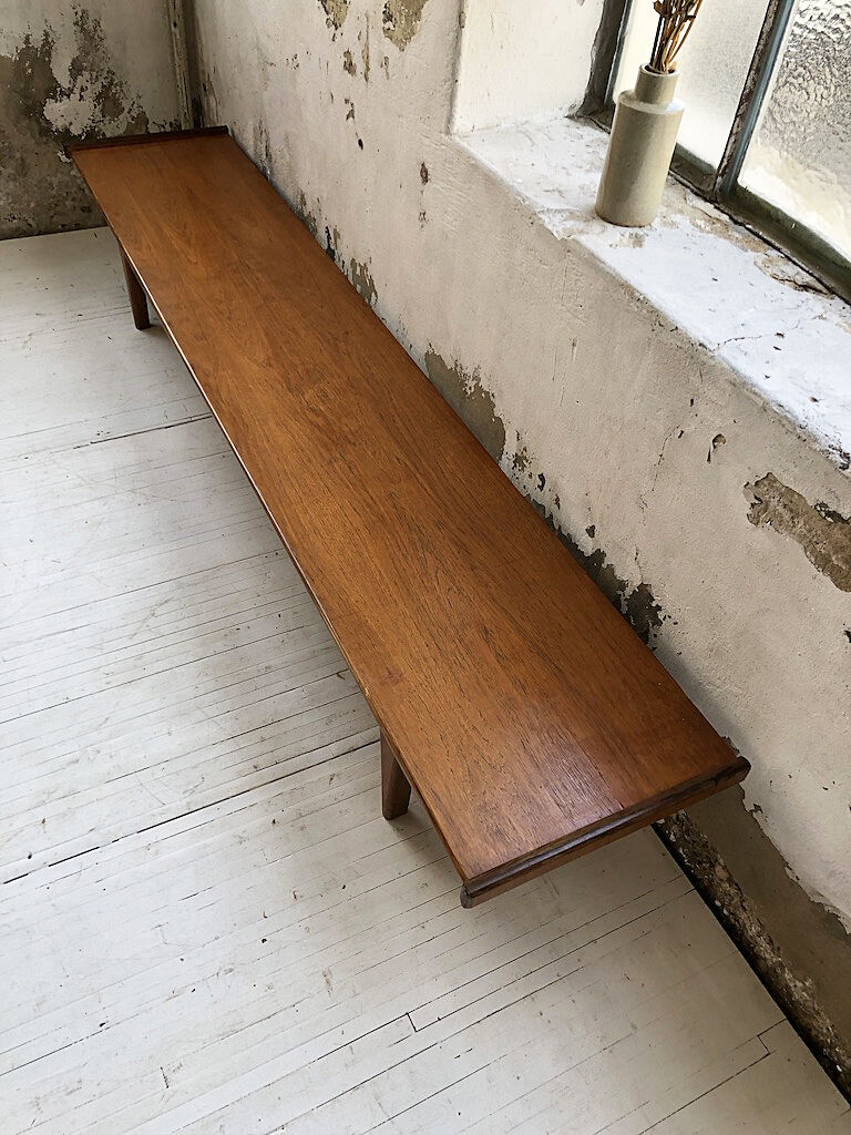 Scandinavian teak bench