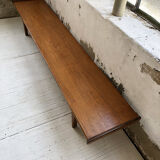 Scandinavian teak bench