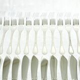 Christofle – 12-piece silver-plated fish cutlery set