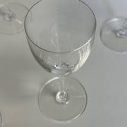 Verres à pieds en cristal Saint Louis