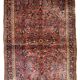 Handmade antique Persian Sarouk rug  x 161cm 1920s - 1B742