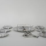 Dessert set, Italian design, 1970s, manufacturer: GOTTINGHEN