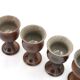 Stoneware coffee cups from Dalloun, La Borne, 1970s