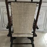 English rocking chair turned wood
