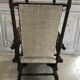 English rocking chair turned wood