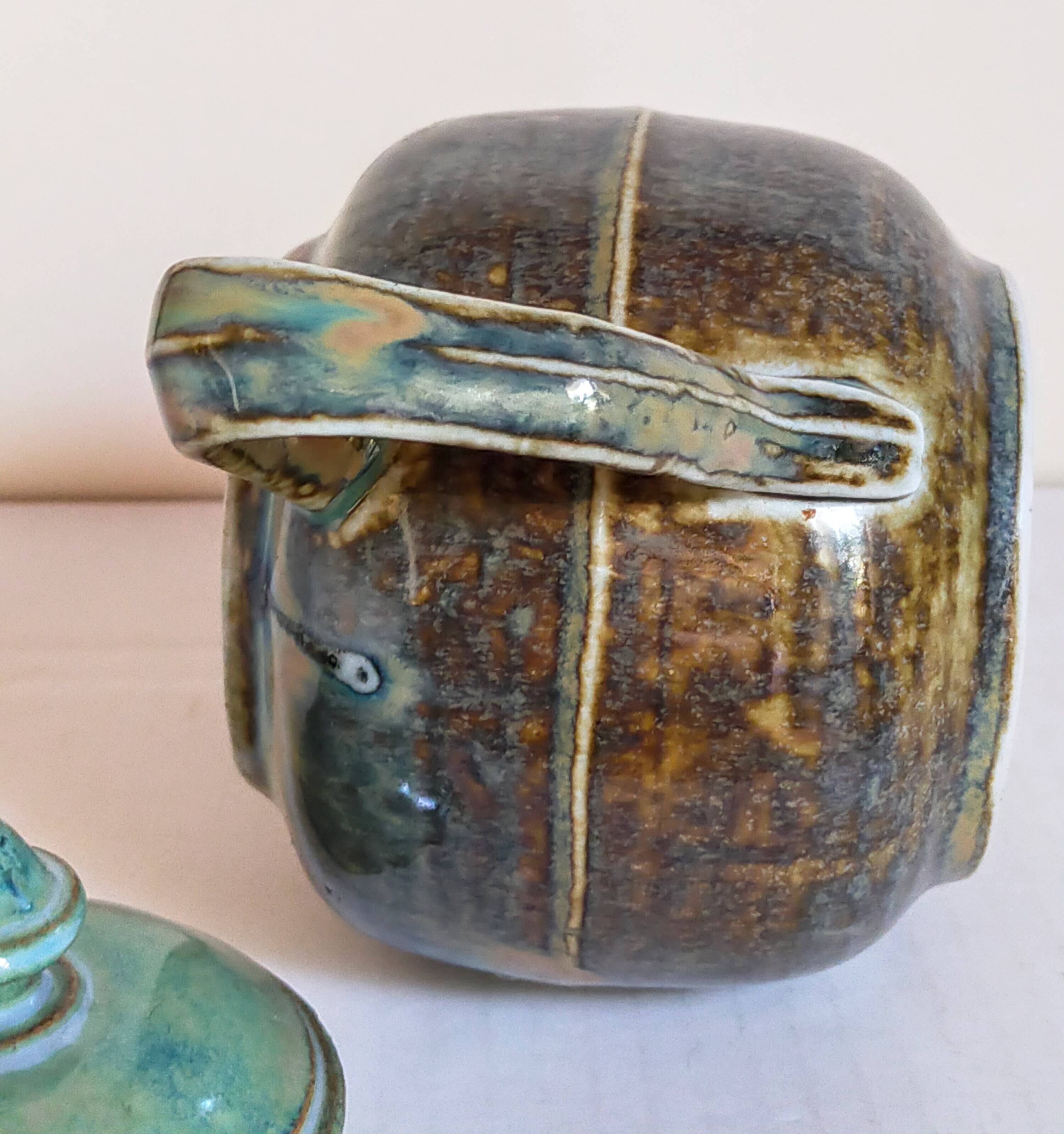 Vintage fine ceramic teapot