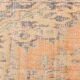 Tapis vintage crème orange clair turc 6x10, 195x313 cm
