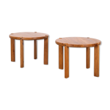 Tables d'appoints de Rainer Daumiller circa 1970