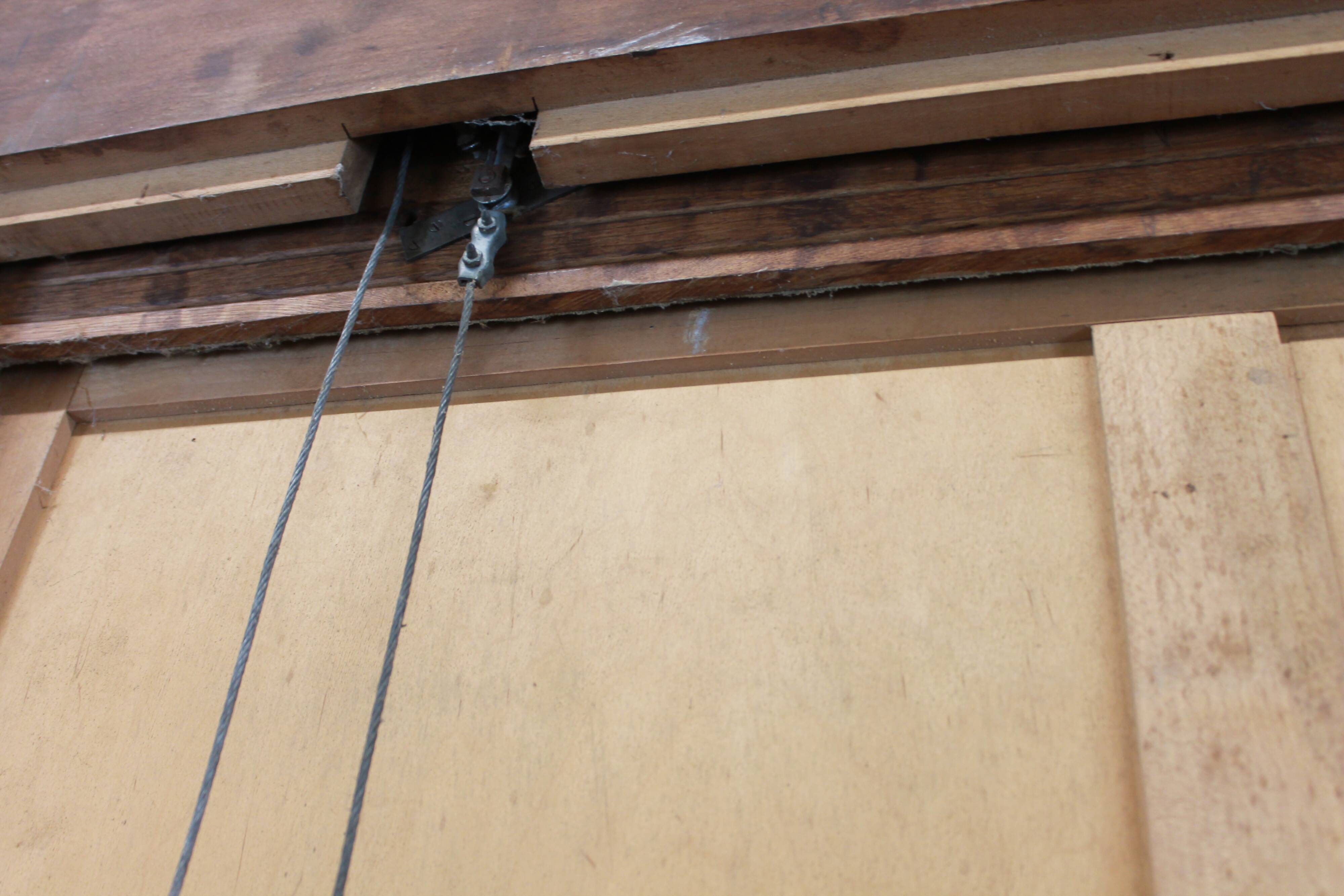 Large curtain filing cabinet