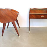 Paire de tables de nuit