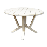 Garden table slats of wood 40s