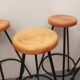 Tabourets de bar Tripos années 1950, Set de 5