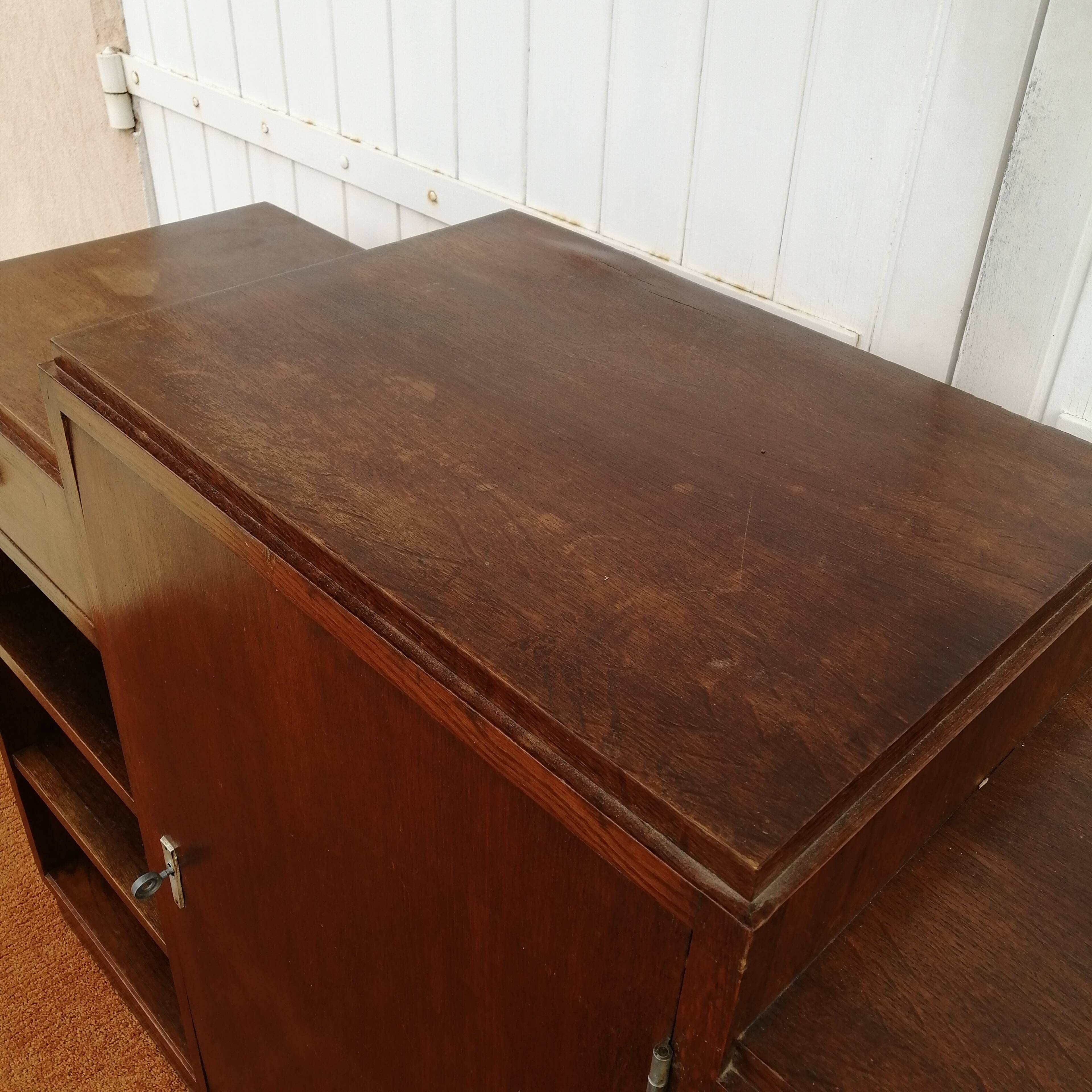 Asymmetrical furniture from the 1930s