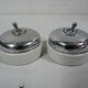 set of 2 Old Switches in Chrome and Porcelain