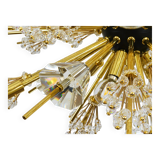 Grand Sputnik chandelier Metropolitan Opera in crystal and brass J.L. Lobmeyr