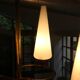 Mid-Century 6-Light Chandelier - Opaline and Brass