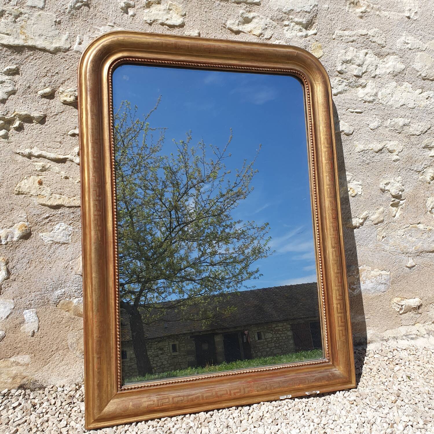 Louis Philippe gilded mirror