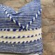 Handmade Berber wool Kilim cushion: Moroccan floor cushion