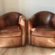 Armchair Club leather Havana Vintage Smoking room