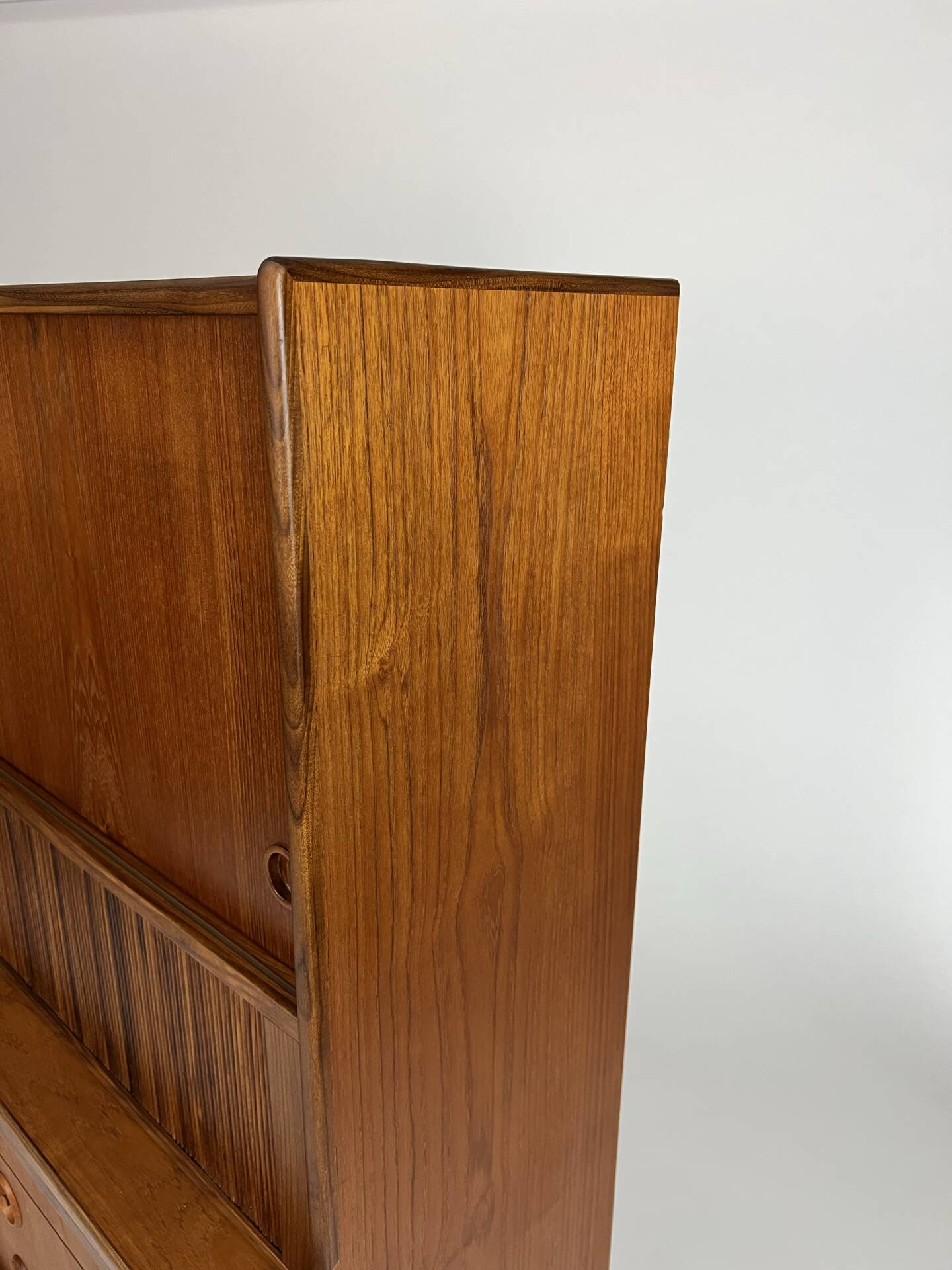 Danish teak highboard cabinet by Johannes Andersen 1960s