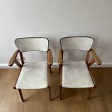 Pair of vintage bridge chairs – Scandinavian style