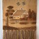 Decorative jute tapestry from the 1970s