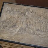 Chinese commode carved from camphor wood