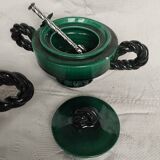 Vallauris green tea set – 1960s