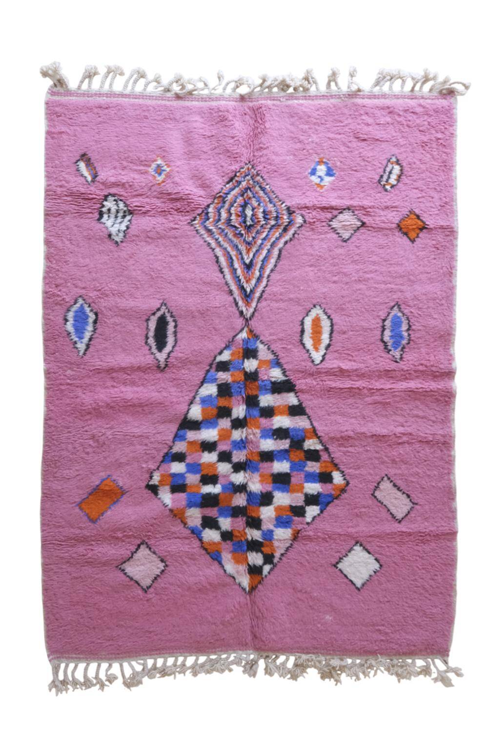 Pink Moroccan Rug - 295 x 207 cm