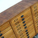German beech apothecary cabinet, 1930s