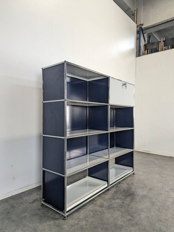 Meuble USM Haller bleu