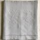 Antique sheet in pure linen yarn dyed in rain gray