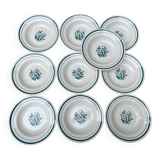 Gien flower plates