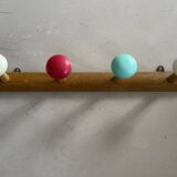 Vintage wall coat rack