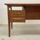 Teak Desk By Gunner Nielsen For Tibergaard, 1960s.