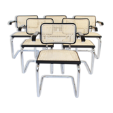 6 Marcel Breuer ‘Cesca’ chairs, Knoll edition
