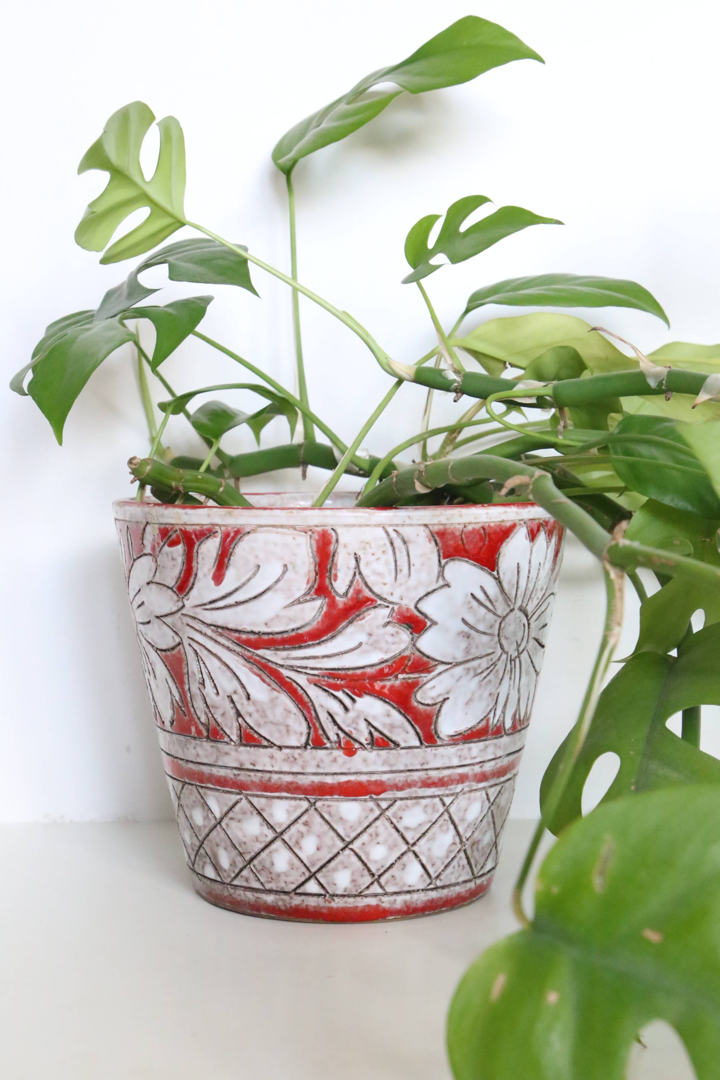Italian ceramic planter by Fratelli Fanciullacci, circa 1950/60