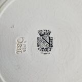 Set of 4 plates "the fables of La Fontaine" Digoin Sarreguemines