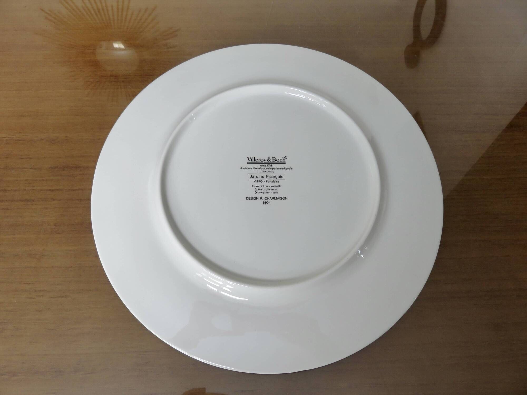 Villeroy & Boch, Raymond Charmaison, 1997, French Gardens, Large plate