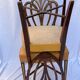 Series four English chairs Hepplewhite mahogany leather early twentieth century
