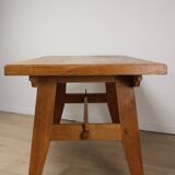 Table de repas de René Gabriel en chêne, 1950