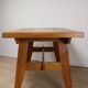 Table de repas de René Gabriel en chêne, 1950