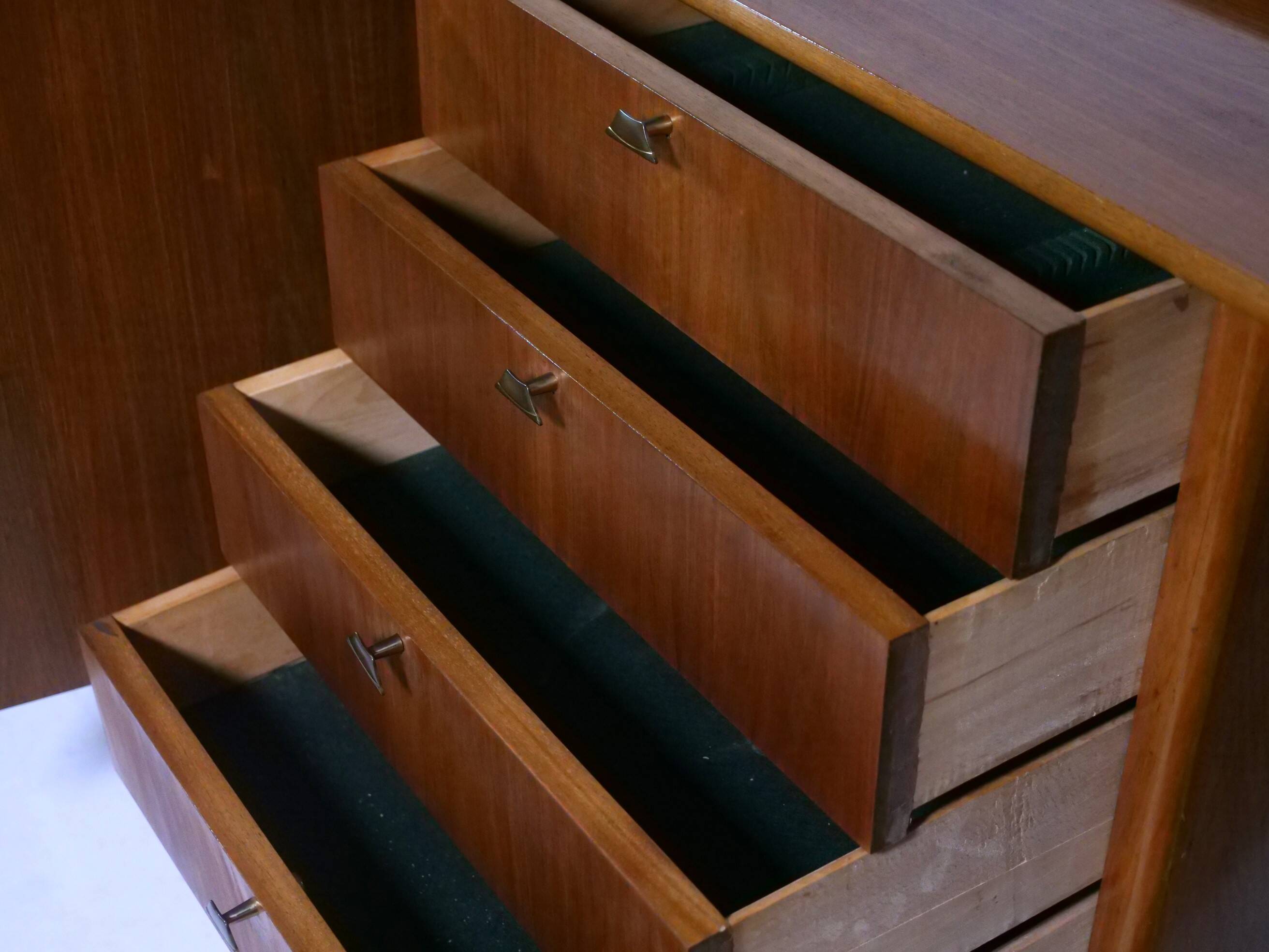 Vintage design sideboard mid-century chest of drawers cabinet 60s