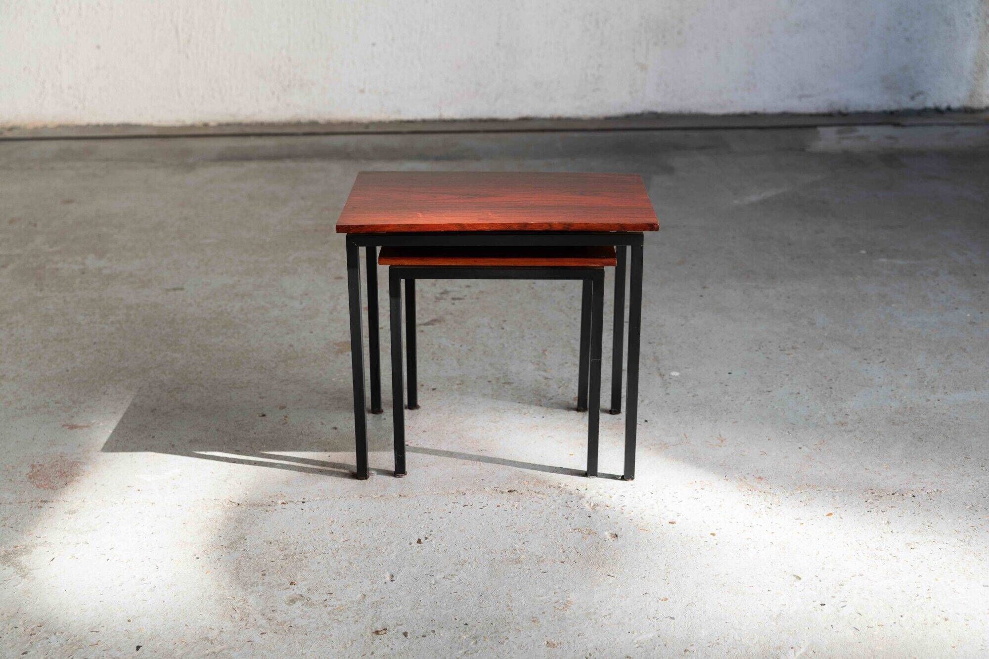 Set of 2 nesting tables by Cees Braakman.