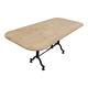 Table de restaurant bistrot en fonte -1m76