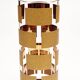 “Lara oro” vase design Defne Koz for hvc Egizia by Sottsass Associati