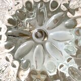 Vintage round glass ceiling lamp