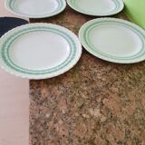 Set of 6 flat plates l'amandinoise
